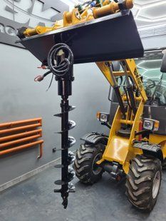 Бурова установка для ґрунту з кріпленням та свердлом 200 мм для BK906 BK810 CAC6-617E8 фото