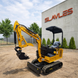 Мини-экскаватор Berger Kraus BK800BSR с поворотной стрелой, регулируемыми гусеницами и ковшом 380 мм BK800BSR_380__ фото 3