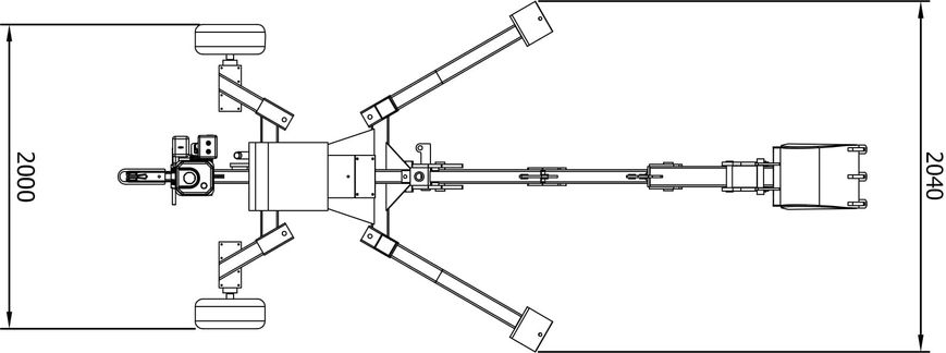 Бензиновый экскаватор STILER 13,5 л.с., вращающийся на 360° 1778689981 фото