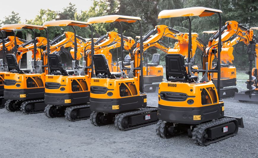 Міні-екскаватор Berger Kraus BK1200AS з повним приладдям, торсіонна рука KUBOTA BK1200AS_kpl_ фото