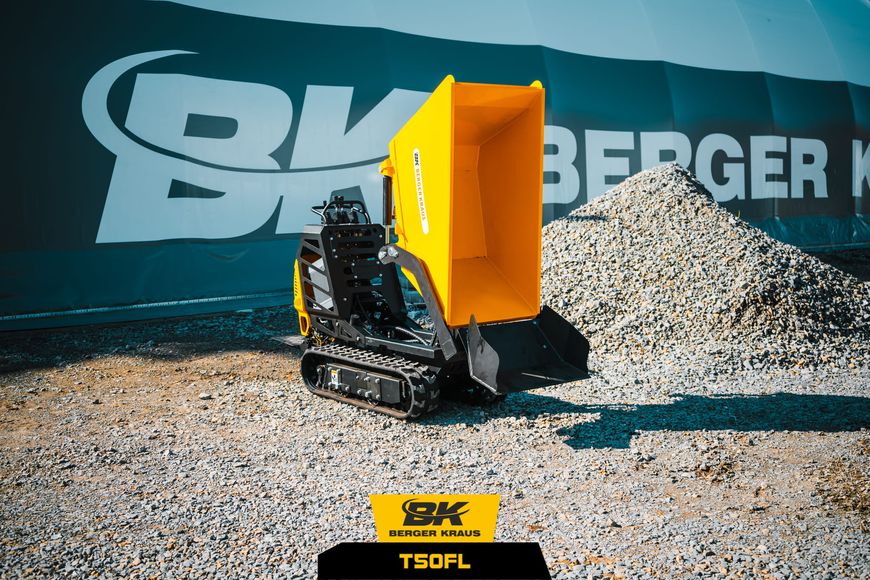 Бензиновый самосвал на гусеничном ходу 500кг T50FL Briggs&Stratton Стартер E-start T50FL фото