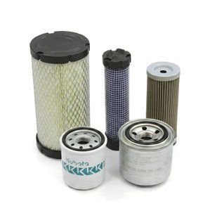 Комплект фільтрів (4 шт.) для міні-екскаваторів Berger Kraus BK1200A, BK1200AS, BK1200ASR, BK1200KS (з двигуном Kubota D722) / set_filtr_kubota фото