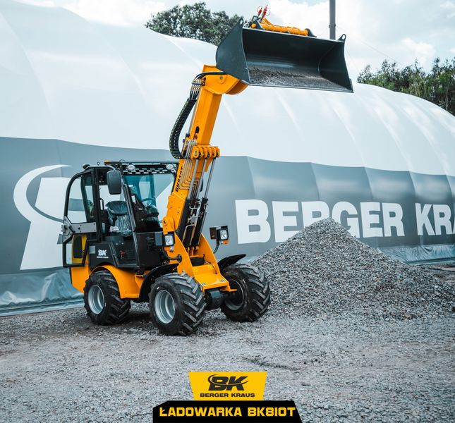 Фронтальний навантажувач з кабіною Berger Kraus BK810T двигун Perkins Euro 5 BK810T фото