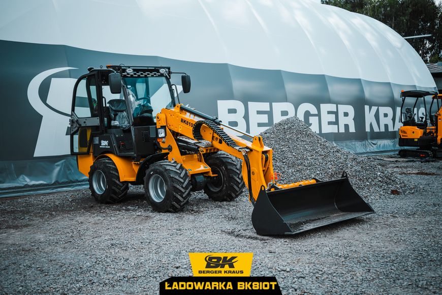 Фронтальный погрузчик с кабиной Berger Kraus BK810T с двигателем Perkins Euro 5 BK810T фото