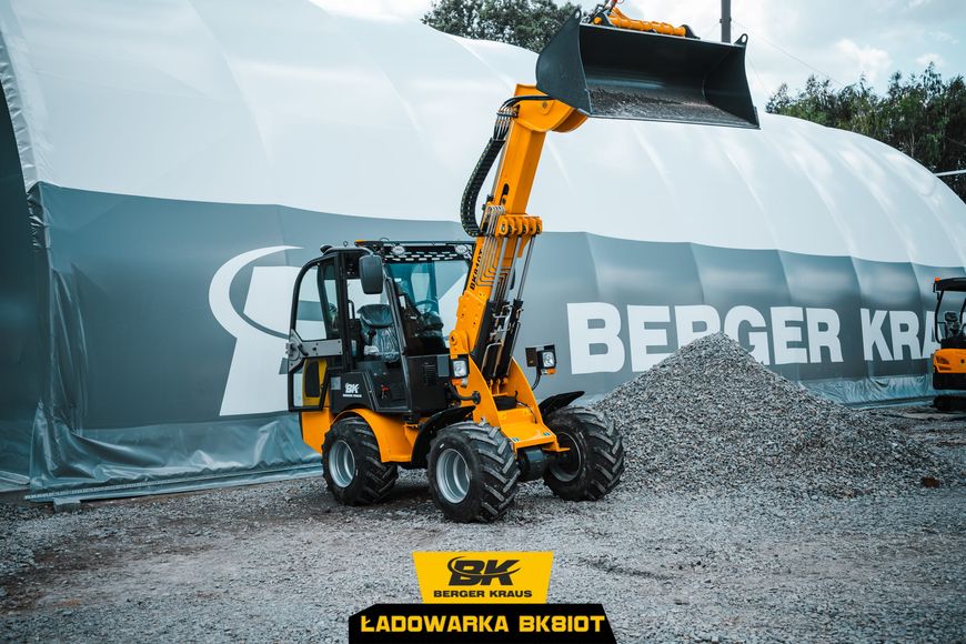 Фронтальний навантажувач з кабіною Berger Kraus BK810T двигун Perkins Euro 5 BK810T фото