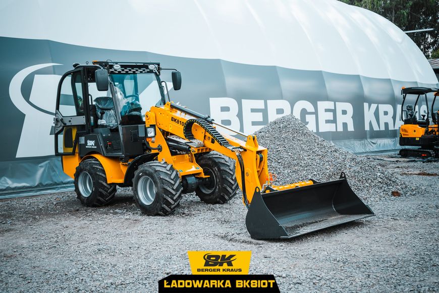 Фронтальний навантажувач з кабіною Berger Kraus BK810T двигун Perkins Euro 5 BK810T фото