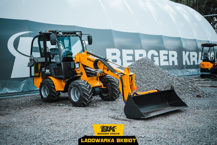 Фронтальний навантажувач з кабіною Berger Kraus BK810T двигун Perkins Euro 5 BK810T фото